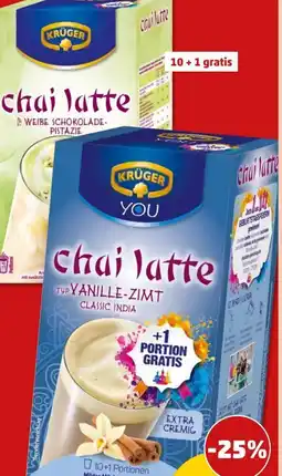 PENNY Krüger Chai Latte Angebot