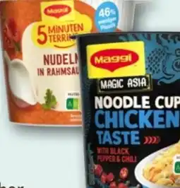 nahkauf Maggi 5 Minuten Terrine Nudeln in Rahmsauce Angebot