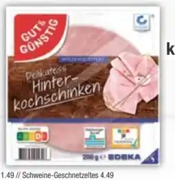 E-Center Gut & Günstig Delikatess-Hinterkochschinken Angebot