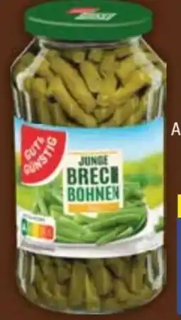 E-Center Gut & Günstig Junge Brechbohnen Angebot