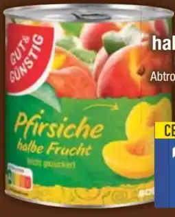 E-Center Gut & Günstig Pfirsiche Halbe Frucht Angebot