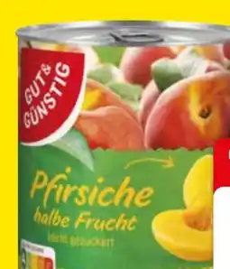 Edeka Gut & Günstig Pfirsiche Halbe Frucht Angebot