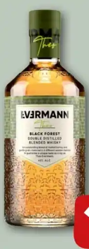 REWE Center Evermann Theo Black Forest Double Distilled Blended Whisky Angebot