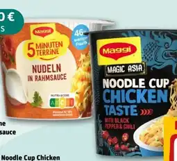 REWE Center Maggi 5 Minuten Terrine Nudeln in Rahmsauce Angebot