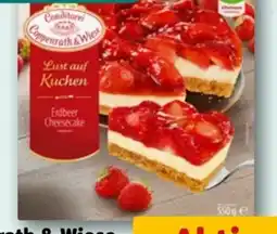 REWE Center Coppenrath & Wiese Lust auf Kuchen Erdbeer Cheesecake Angebot