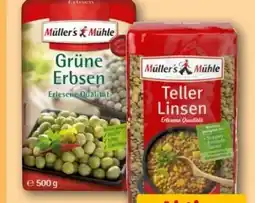 REWE Center Müller's Mühle Grüne Erbsen Angebot