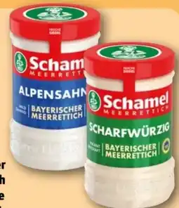 REWE Center Schamel Bayerischer Meerrettich Alpensahne Angebot