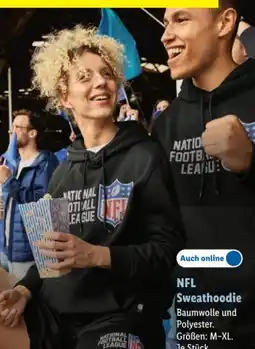 Lidl Damen NFL Sweathoodie Angebot