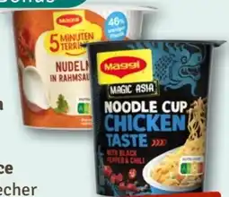 REWE Maggi 5 Minuten Terrine Nudeln in Rahmsauce Angebot