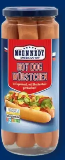 Lidl MC Ennedy Hot Dog Würstchen Angebot
