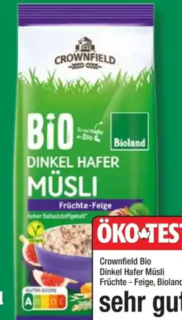 Lidl Crownfield Bio Dinkel Hafer Müsli Angebot