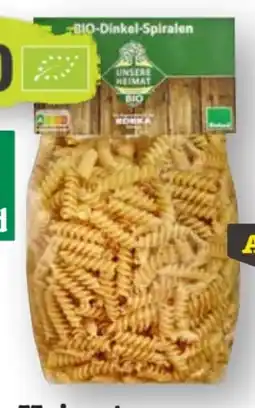 Scheck-in-Center Unsere Heimat echt & gut Bio-Dinkel Teigwaren Angebot