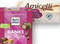 Scheck-in-Center Ritter Sport Schokowürfel Angebot