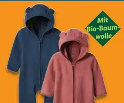 Lidl Lupilu Bio Baby-Fleece-Overall Angebot