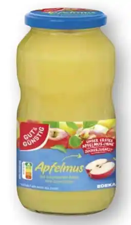 Scheck-in-Center Gut & Günstig Apfelmus Angebot