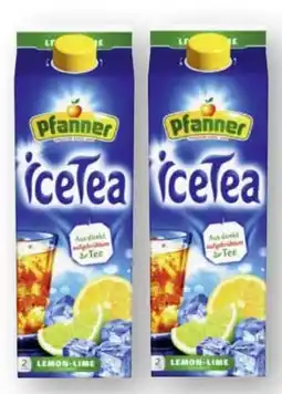 Scheck-in-Center Pfanner Ice Tea Lemon-Lime Angebot
