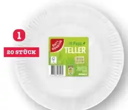 Scheck-in-Center Gut & Günstig Pappteller Angebot