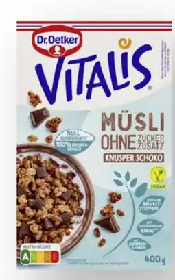 Scheck-in-Center Dr. Oetker Vitalis Knusper Müsli Schoko Angebot