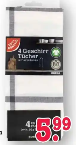 Scheck-in-Center Gut & Günstig Bio Geschirrtuch Angebot