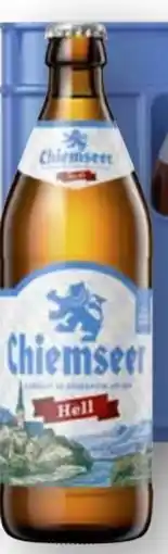 Scheck-in-Center Chiemgauer Brauhaus Chiemseer Hell Angebot