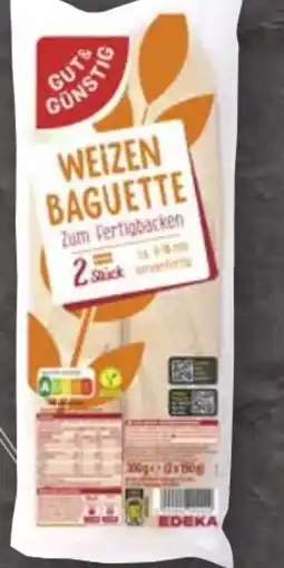 Edeka Gut & Günstig Weizen Baguette Angebot