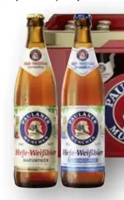 Edeka Paulaner Hefe-Weißbier Naturtrüb Angebot