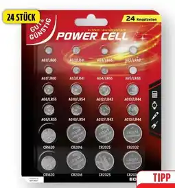 Edeka Gut & Günstig Power Cell Alkaline-Batterien Knopfzellensortiment Angebot