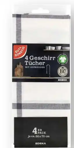 Edeka Gut & Günstig Bio Geschirrtücher Angebot