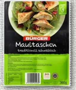 nahkauf Bürger Maultaschen Angebot