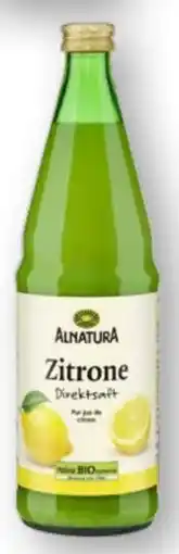 Edeka Alnatura Bio Zitronen Direktsaft Angebot
