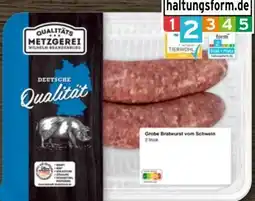 REWE Metzgerei Wilhelm Brandenburg Grobe Bratwurst Angebot
