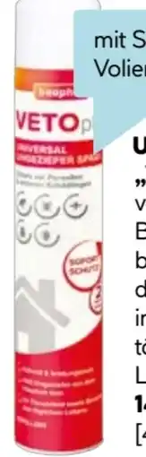 Hellweg Beaphar Universal Ungeziefer-Spray VETOplus Angebot