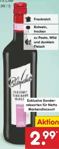 Netto Marken-Discount Blanchet Cabernet Sauvignon Merlot Angebot