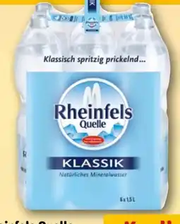 REWE Rheinfels Quelle Mineralwasser Angebot