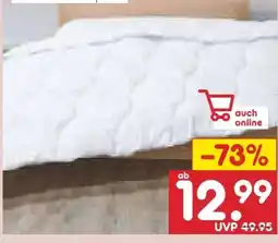 Netto Marken-Discount Uncover by Schiesser Steppdecken Angebot