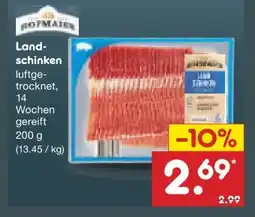 Netto Marken-Discount Hofmaier Landschinken luftgetrocknet Angebot
