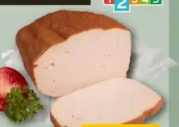 REWE Center Metzgerei Wilhelm Brandenburg Bayrischer Leberkäse Angebot