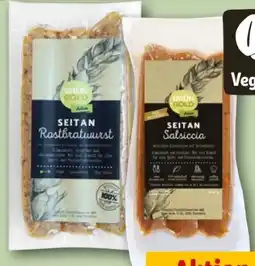 REWE Grüngold Seitan Rostbratwurst Angebot
