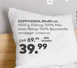 porta Künsemüller Kopfkissen Easy Dream Angebot