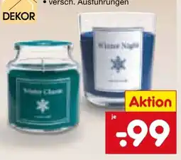 Netto Marken-Discount Dekor Minikerzen Angebot