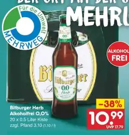 Netto Marken-Discount Bitburger Herb Alkoholfrei 0,0% Angebot