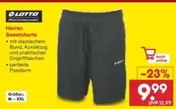 Netto Marken-Discount Lotto Herren Sweatshorts Angebot