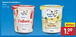 Netto Marken-Discount Hemme Milch Fruchtjoghurt Angebot