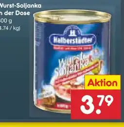 Netto Marken-Discount Halberstädter Würstchen Wurst-Soljanka Angebot