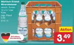 Netto Marken-Discount Märkisch Kristall Mineralwasser Angebot