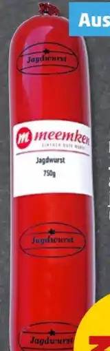 PENNY Meemken Jagdwurst Angebot