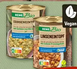 REWE Rewe Bio Bio-Erbseneintopf Vegan Angebot
