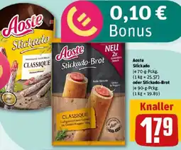 REWE Aoste Stickado oder Stickado-Brot Angebot