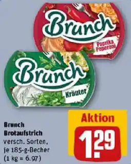 REWE Brunch Brotaufstrich Angebot
