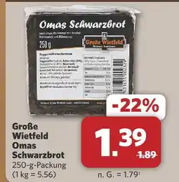 Combi Große wietfeld omas schwarzbrot Angebot